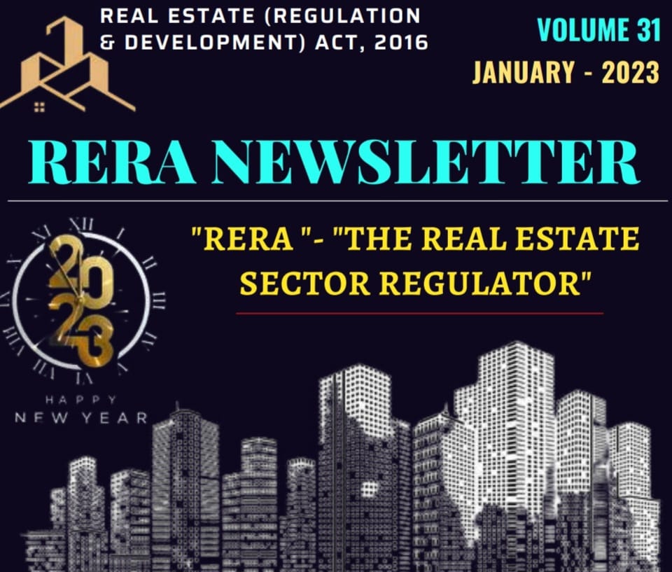 Monthly Corporate Real Estate Regulatory Authority (RERA) Bulletin for