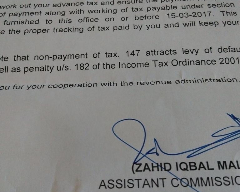 Around 500,000 taxpayers get Tax Department alert for low